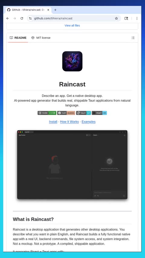 Video preview for tihiera/raincast