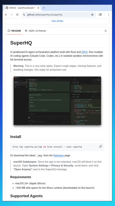 Video preview for superhq-ai/superhq