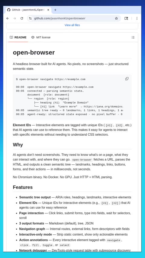 Video preview for jasonhonkl/openbrowser