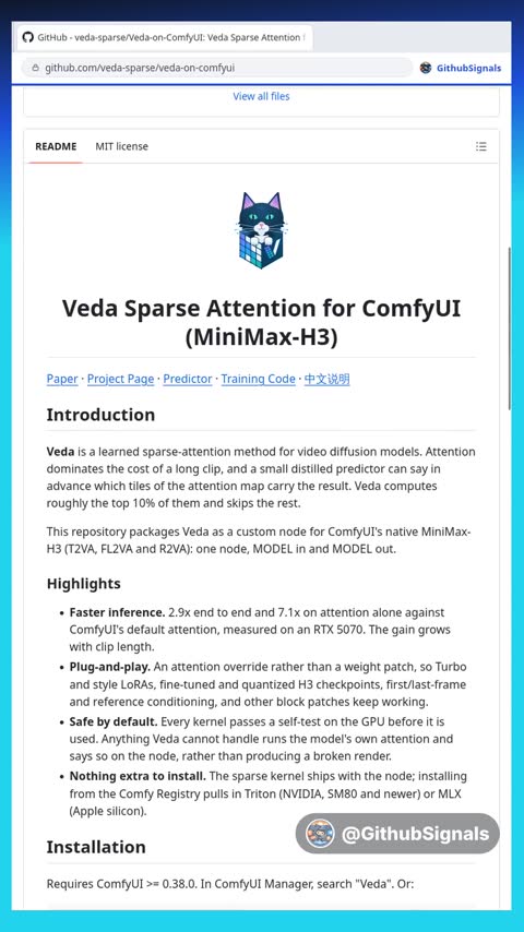 Video preview for veda-sparse/veda-on-comfyui