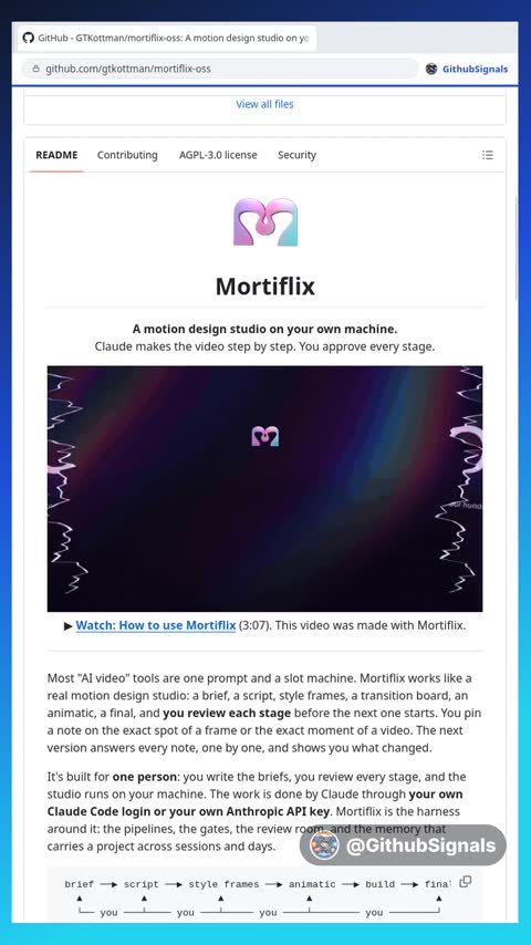 Video preview for gtkottman/mortiflix-oss