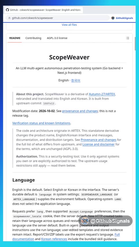 Video preview for cskwork/scopeweaver