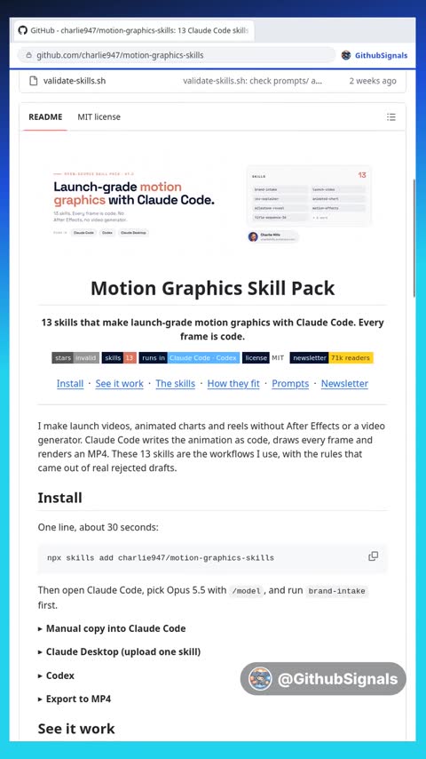 Video preview for charlie947/motion-graphics-skills
