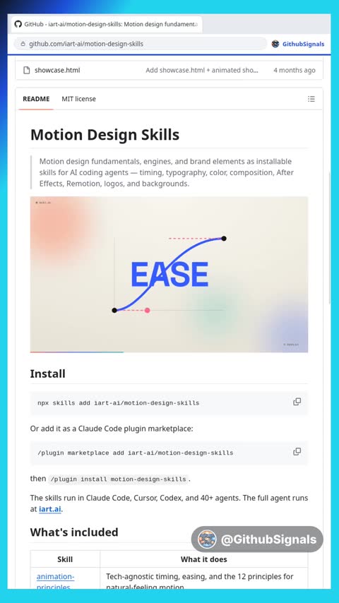Video preview for iart-ai/motion-design-skills
