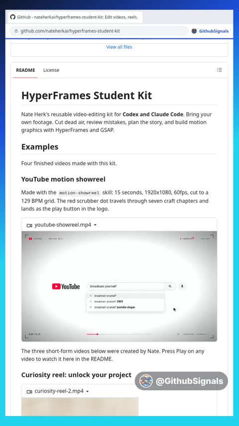 Video preview for nateherkai/hyperframes-student-kit
