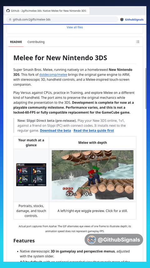 Video preview for 2gifts/melee-3ds
