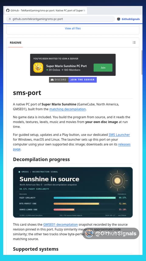 Video preview for tekrantgaming/sms-pc-port