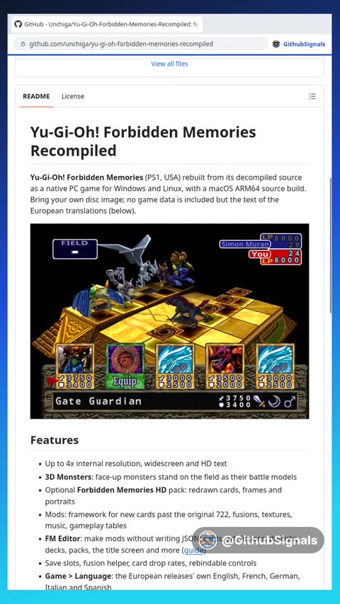Video preview for unchiga/yu-gi-oh-forbidden-memories-recompiled
