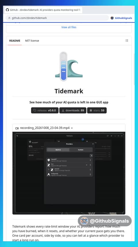 Video preview for zbndev/tidemark
