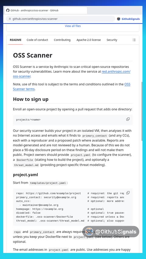 Video preview for anthropics/oss-scanner