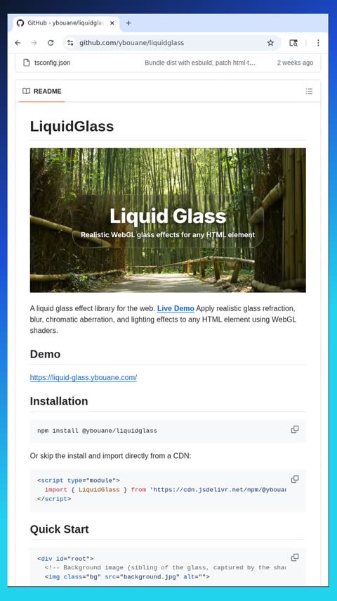 Video preview for ybouane/liquidglass
