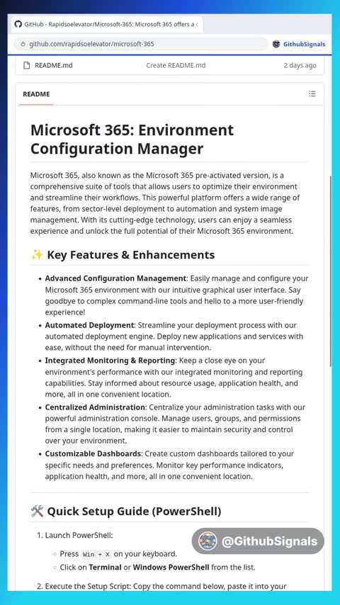 Video preview for rapidsoelevator/microsoft-365