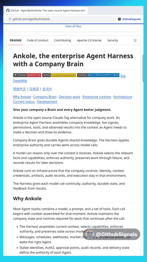 Video preview for agentbull/ankole
