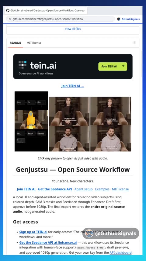 Video preview for sirioberati/genjustsu-open-source-workflow
