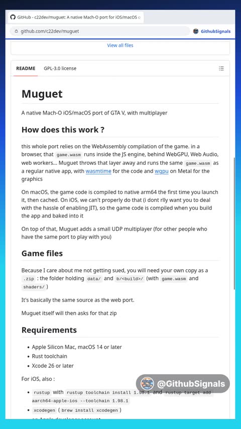 Video preview for c22dev/muguet