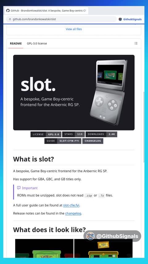 Video preview for brandonkowalski/slot