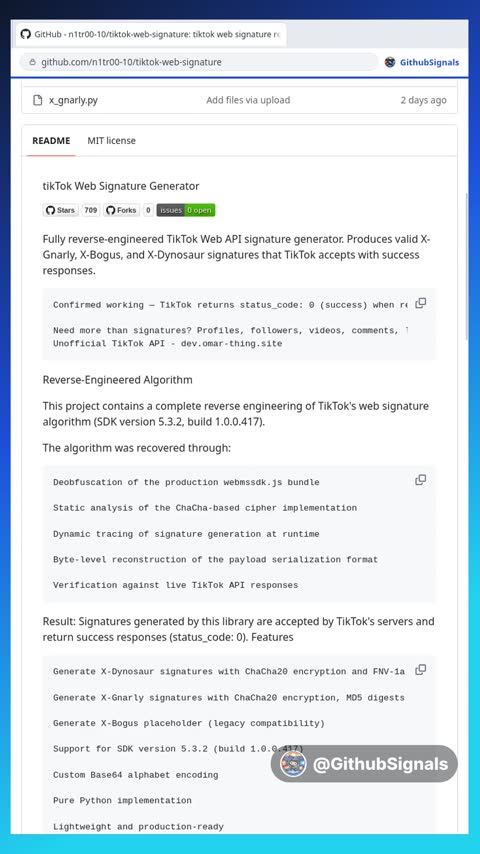 Video preview for n1tr00-10/tiktok-web-signature