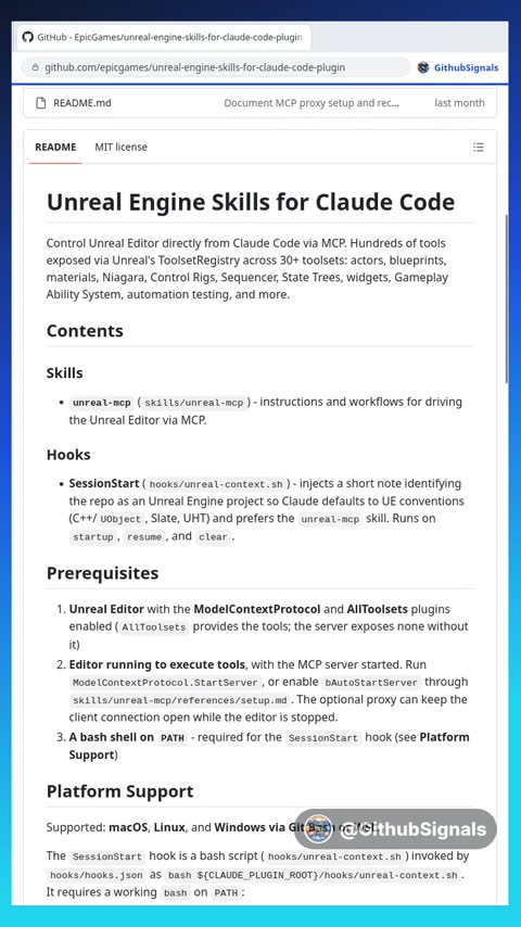 Video preview for epicgames/unreal-engine-skills-for-claude-code-plugin