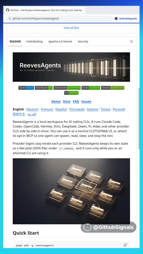 Video preview for mertkayacs/reevesagents