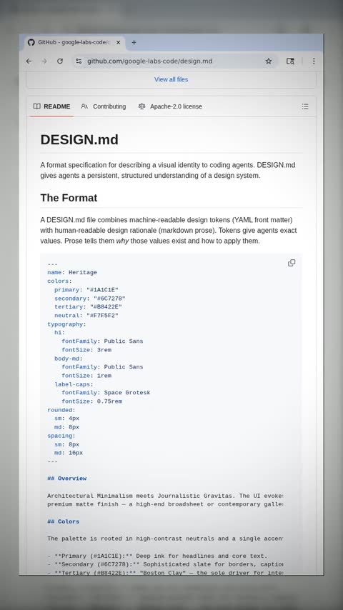 Video preview for google-labs-code/design.md