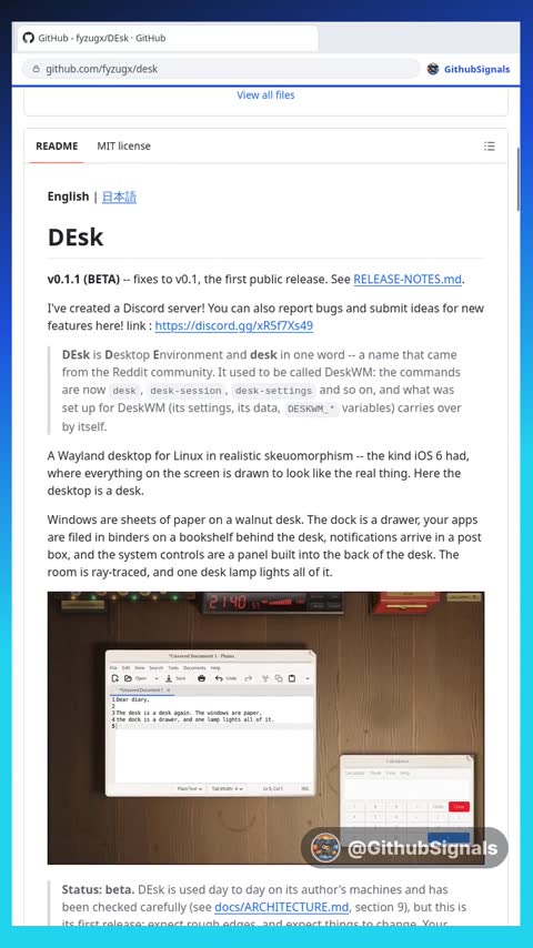 Video preview for fyzugx/desk