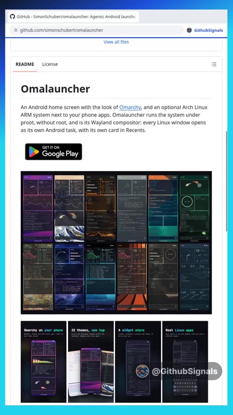 Video preview for simonschubert/omalauncher