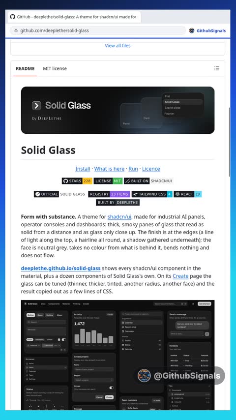 Video preview for deeplethe/solid-glass