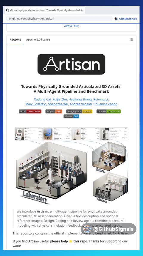 Video preview for physicalvision/artisan