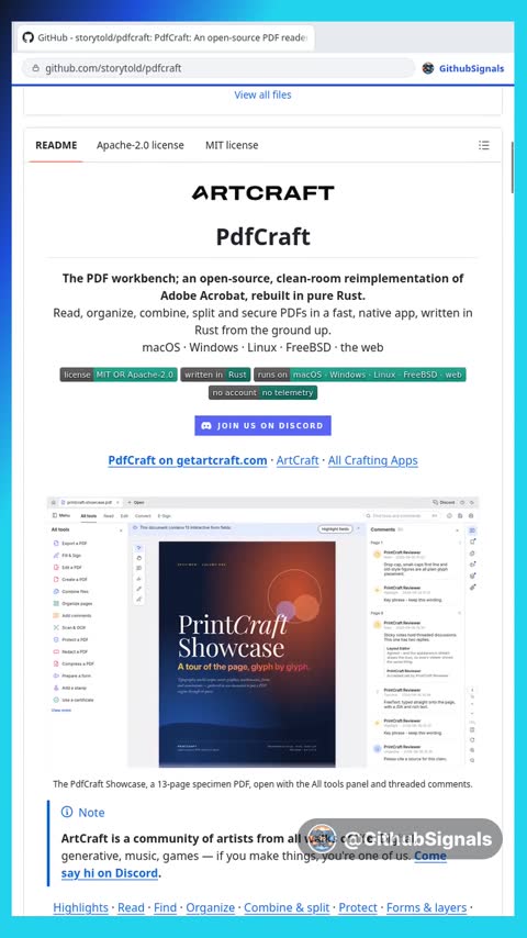Video preview for storytold/pdfcraft