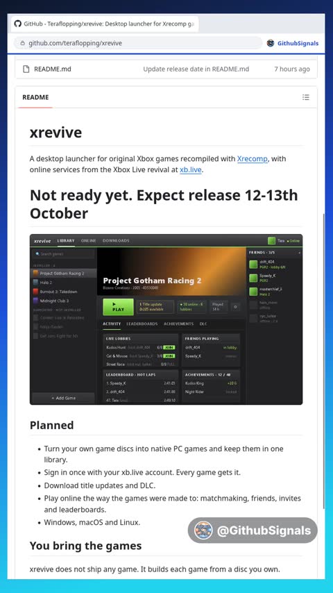 Video preview for teraflopping/xrevive
