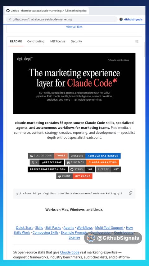 Video preview for thatrebeccarae/claude-marketing