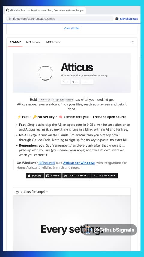 Video preview for saarthurr/atticus-mac