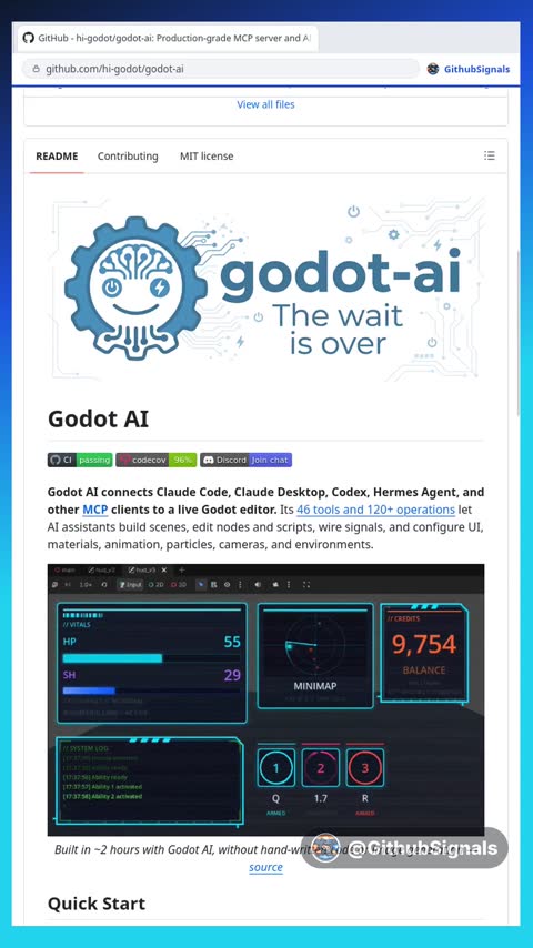 Video preview for hi-godot/godot-ai