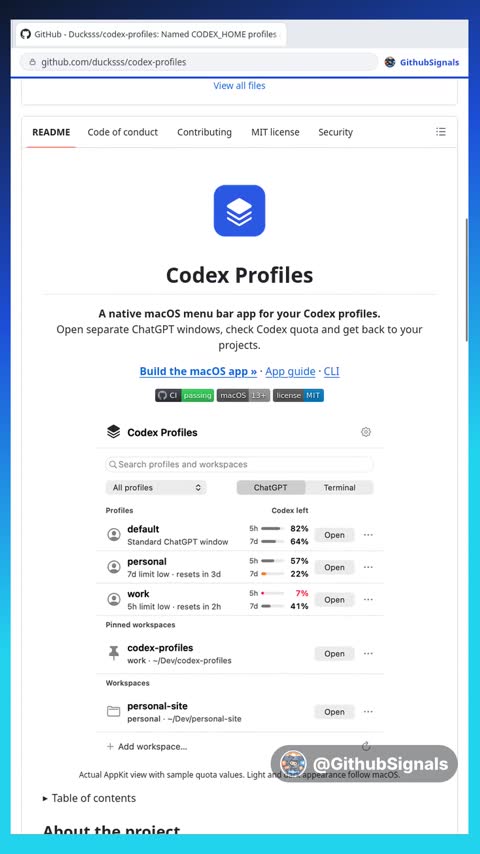 Video preview for ducksss/codex-profiles