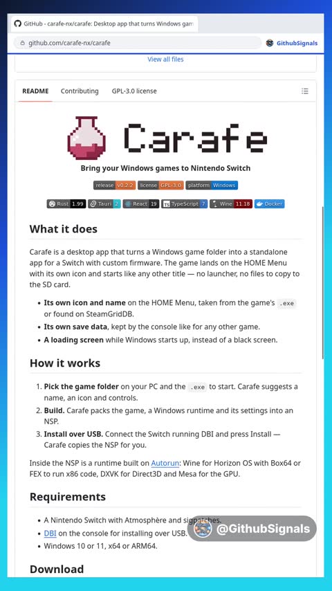 Video preview for carafe-nx/carafe