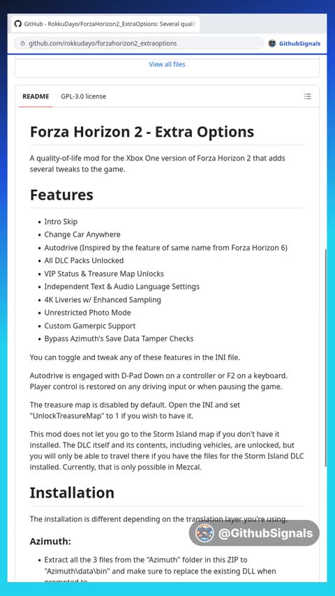 Video preview for rokkudayo/forzahorizon2_extraoptions