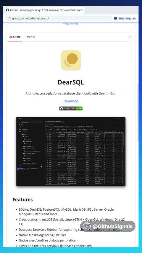 Video preview for dunkbing/dearsql