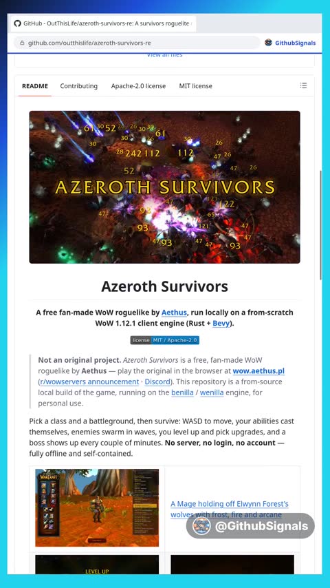 Video preview for outthislife/azeroth-survivors-re