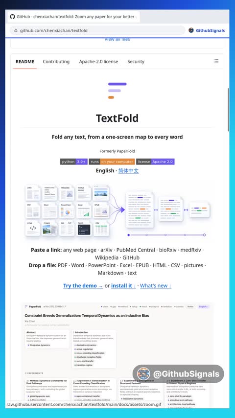 Video preview for chenxiachan/textfold