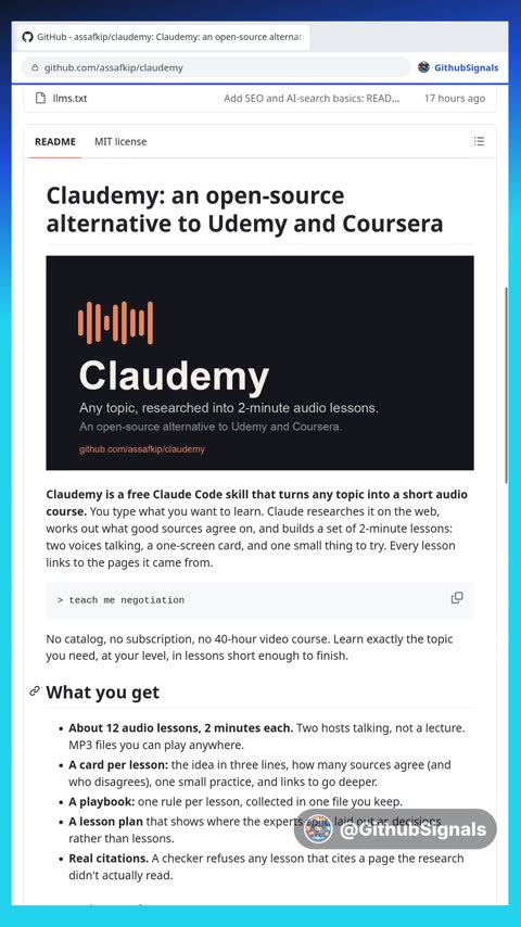 Video preview for assafkip/claudemy