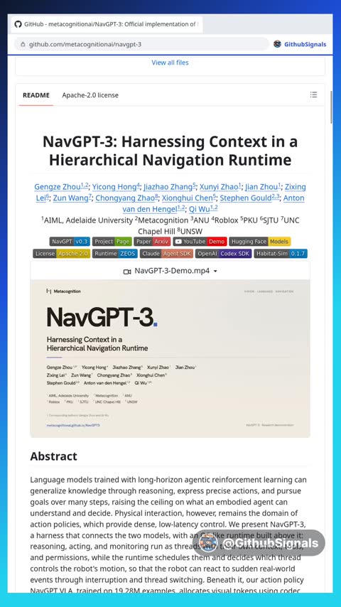 Video preview for metacognitionai/navgpt-3