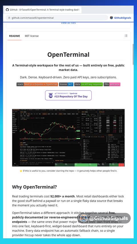 Video preview for ertasselli/openterminal