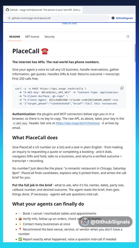 Video preview for voygr-tech/placecall