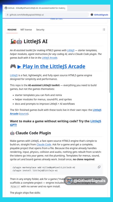 Video preview for killedbyapixel/littlejs-ai