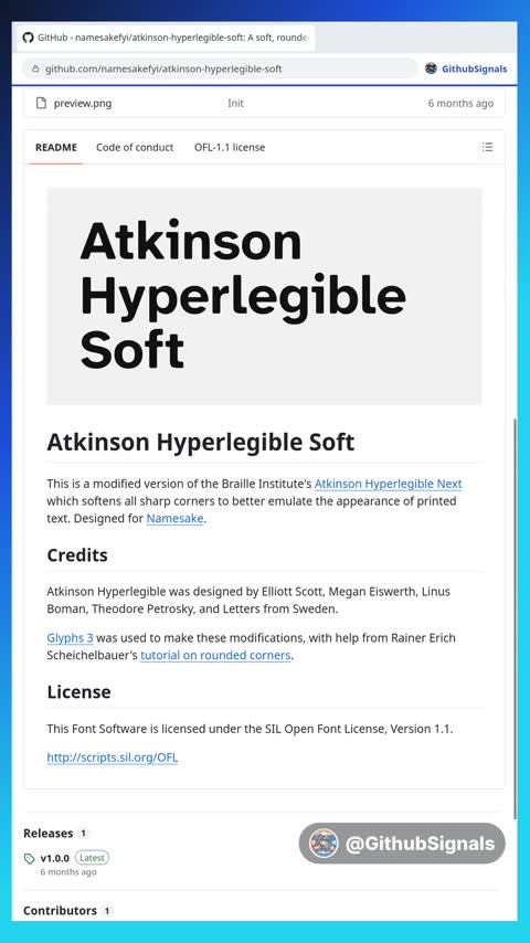 Video preview for namesakefyi/atkinson-hyperlegible-soft