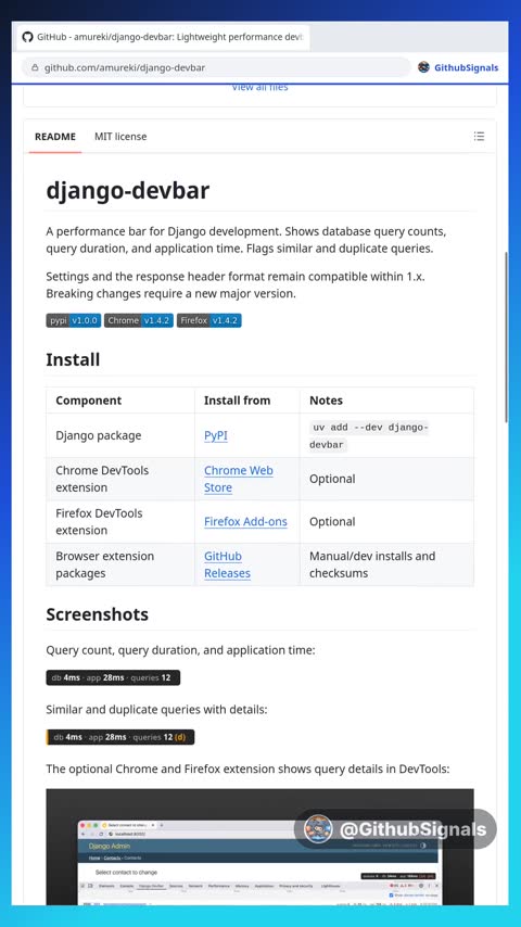 Video preview for amureki/django-devbar