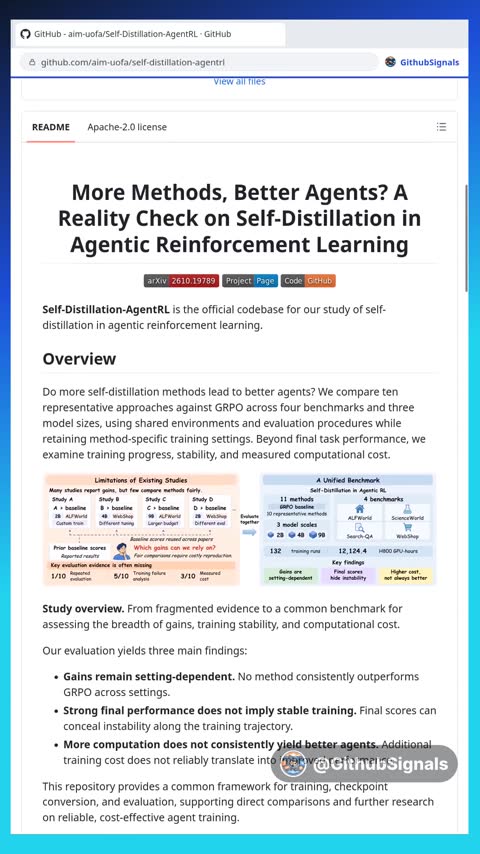 Video preview for aim-uofa/self-distillation-agentrl