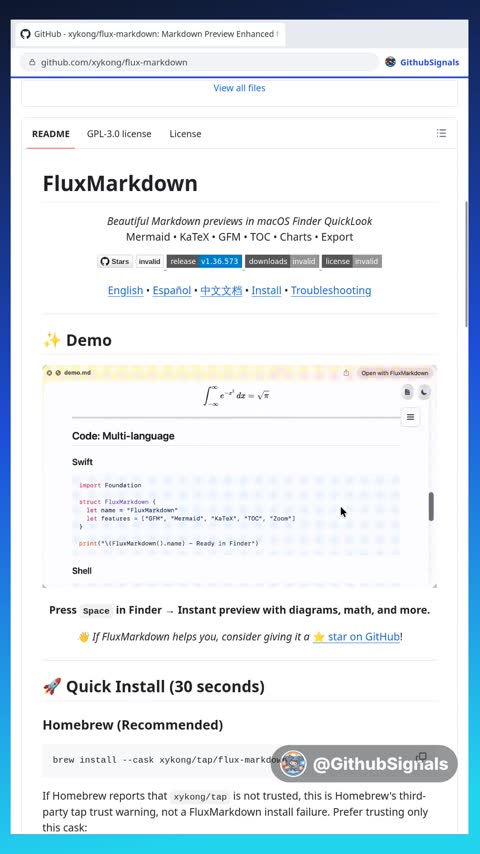Video preview for xykong/flux-markdown