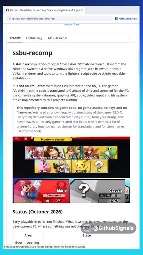 Video preview for denkishi/ssbu-recomp