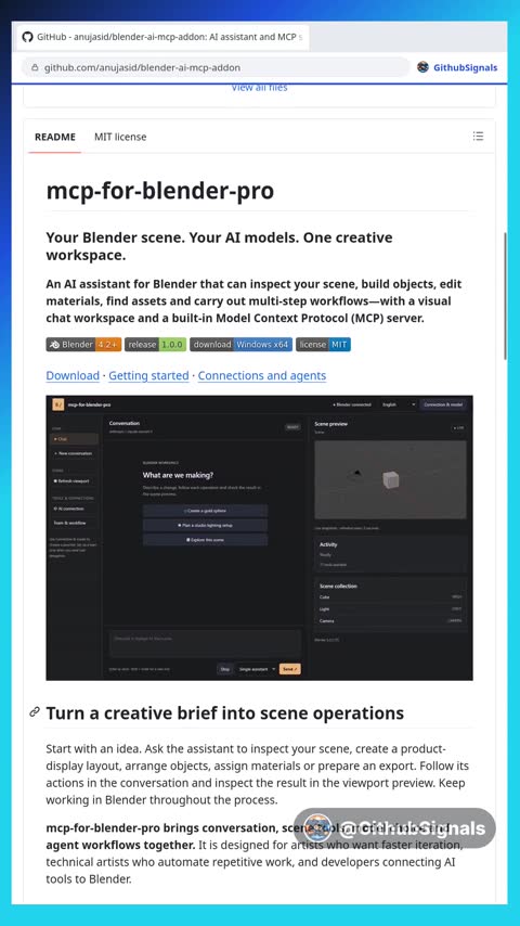 Video preview for anujasid/blender-ai-mcp-addon